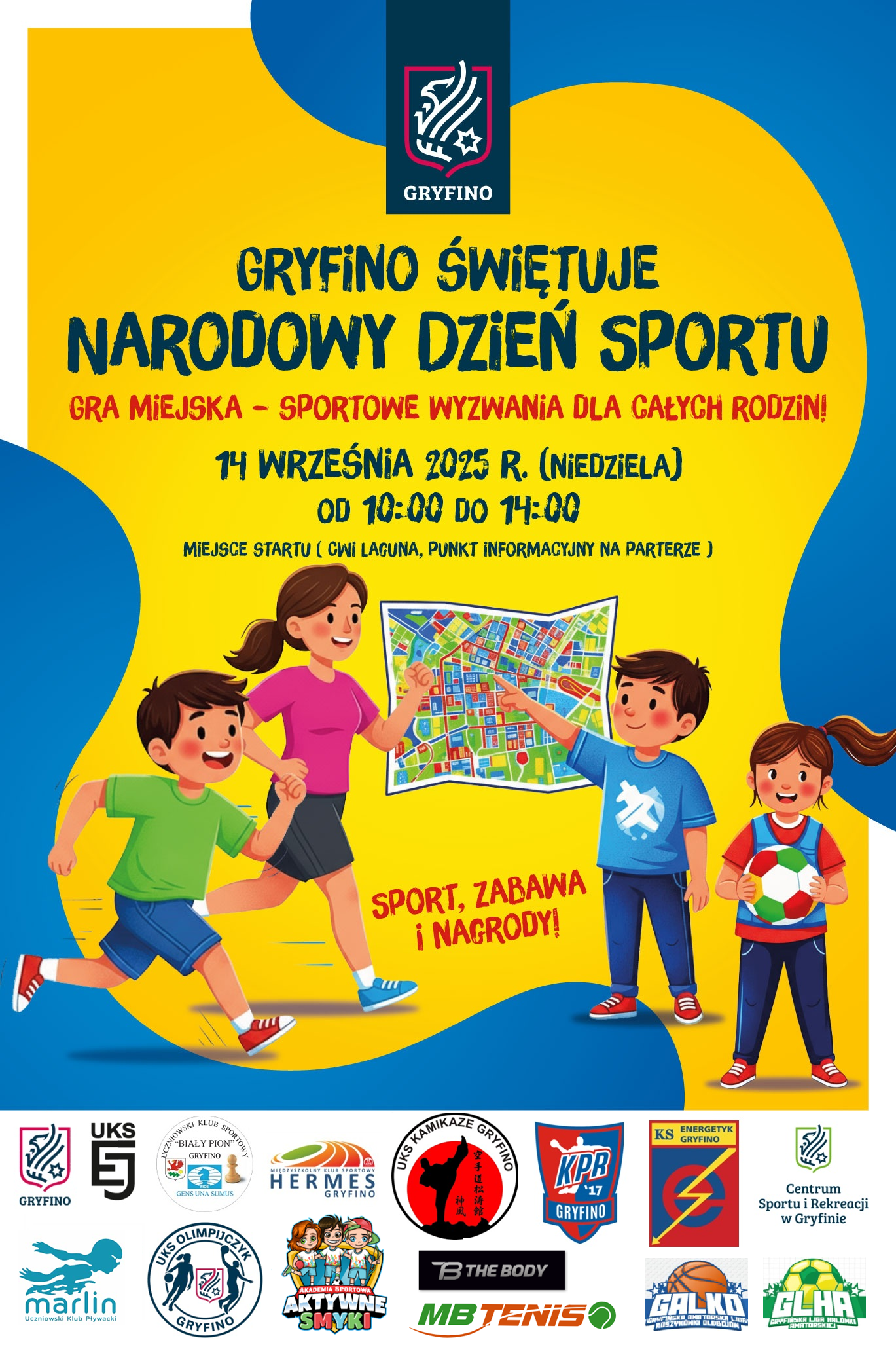 Narodowy dzie sportu z LOGOTYPAMI